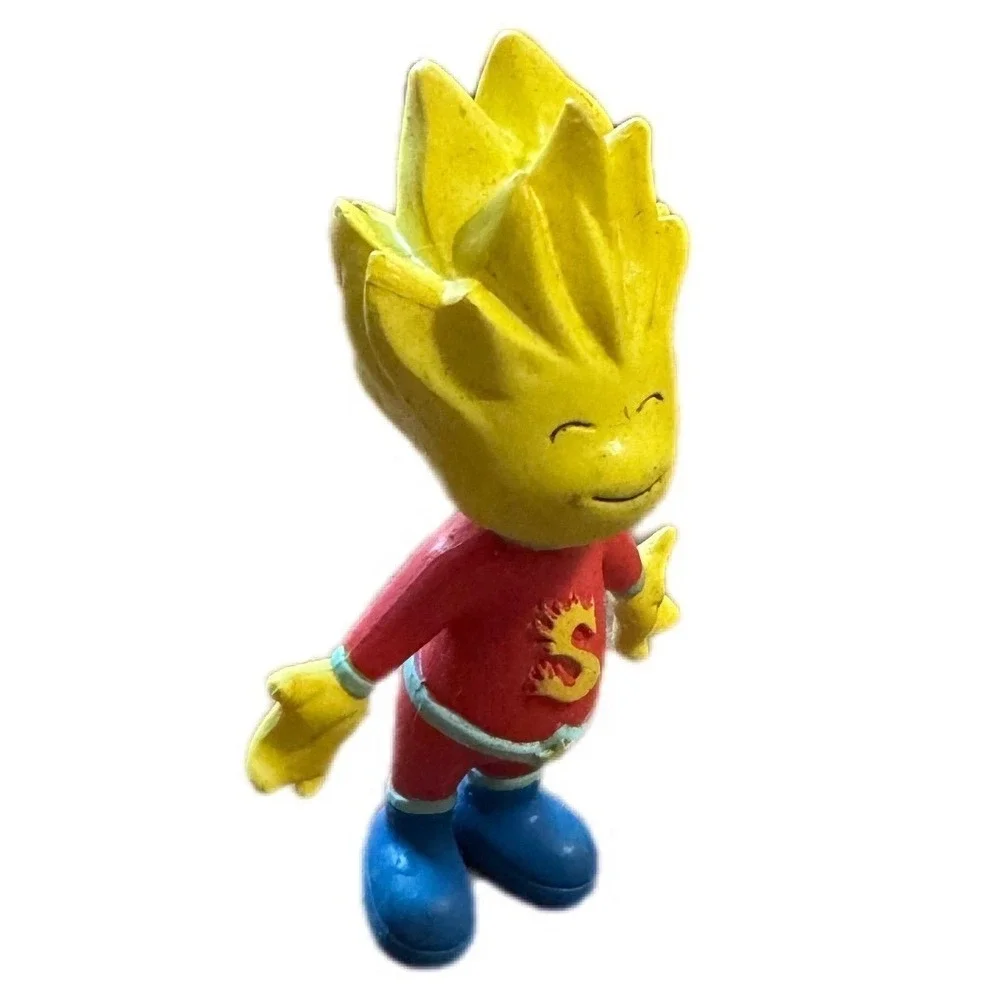 Starbright‎ World PVC Figure Starbright Man Red Yellow Blue Vintage